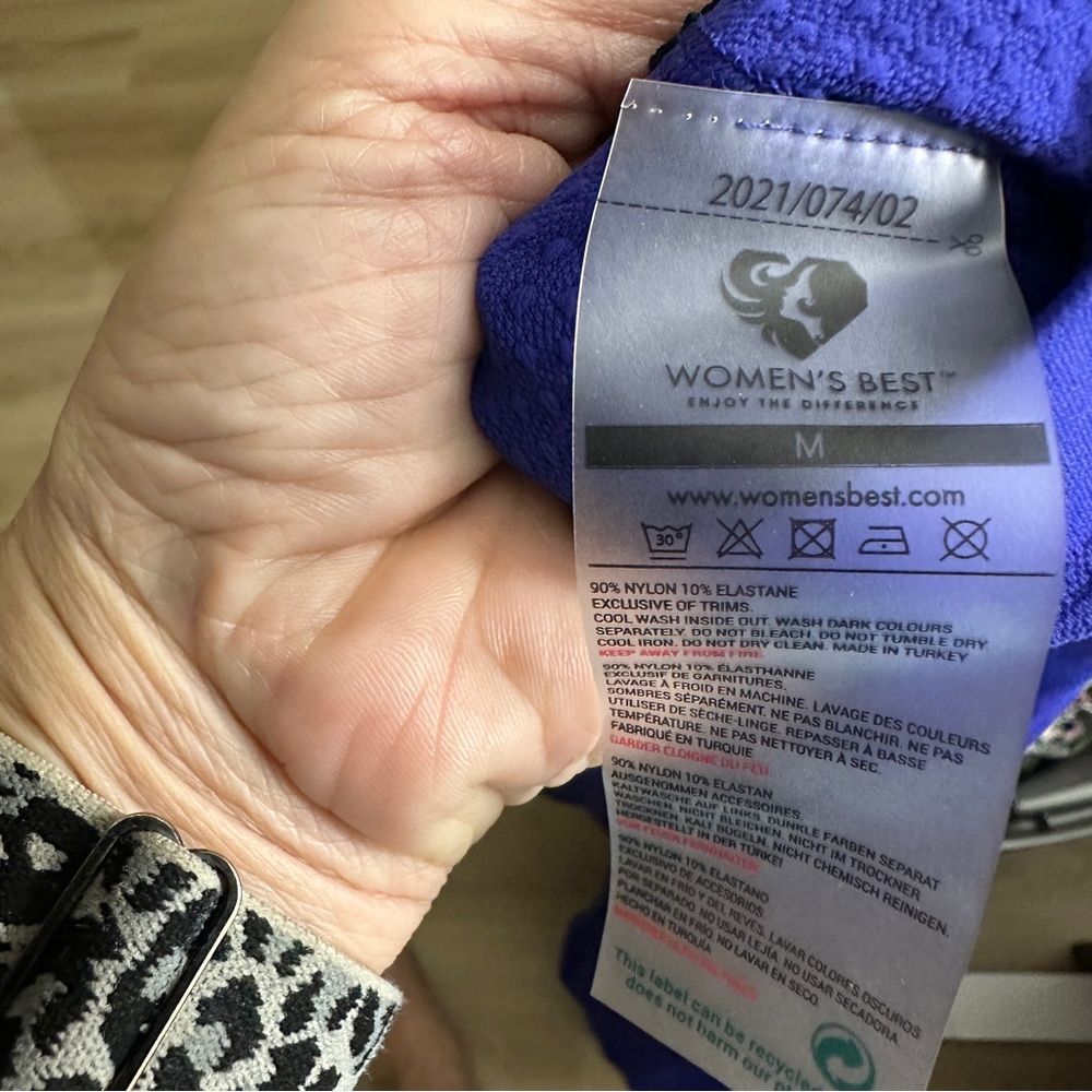 Women's Best Blue Power Seamless Leggings Size Medium Work Out‎ - Picture 7 of 7